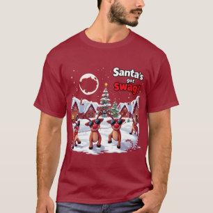 サンタズ得スワッグ：クリスマス予測できな Tシャツ