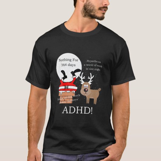 サンタズ得ADHD Tシャツ (正面)