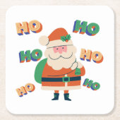 サンタズ応援コースターセット スクエアペーパーコースター (正面)