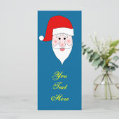 サンタズ顔ブックマークテンプレート (スタンド正面)