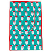 サンタズ顔 ミディアムペーパーバッグ (正面)