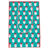 サンタズ顔 ミディアムペーパーバッグ (裏面)