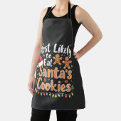 サンタズ食べのクッキーSanta Hatが最も多い エプロン (インサイチュ)