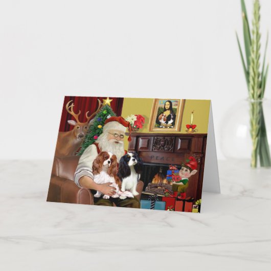 サンタズ2カヴァリエキングスチャールズ シーズンカード (正面)