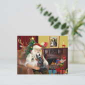 サンタズ2スコットランドテリア シーズンポストカード (スタンド正面)