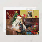 サンタズ2スコットランドテリア シーズンポストカード (正面/裏面)
