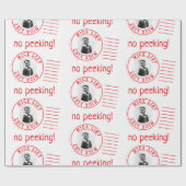 サンタズ·ナイス·リスト ラッピングペーパー (フラット)