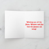 サンタズ・ファリー・ヘルパー シーズンカード (内部)