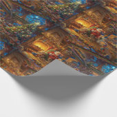 サンタズ·ワークショップ ラッピングペーパー (角)