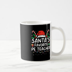 サンタズPEお気に入りの先生クリスマスサンタおもしろいXm コーヒーマグカップ