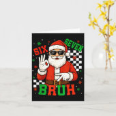 サンタセブン 6 7 ジェネレーションZ アルファ ミーム ぶる カード (黄色い花)