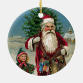 サンタセ怒ラミックスクリスマスオーナメント セラミックオーナメント (裏面)