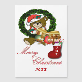 サンタソッククリスマス磁気カード