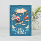 サンタソリ紙カットアウト シーズンカード (スタンド正面)