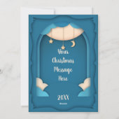 サンタソリ紙カットアウト シーズンカード (裏面)