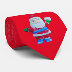 サンタタイクリスマスアートとデザイン ネクタイ