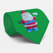 サンタタイクリスマスアートとデザイン ネクタイ (ロール)