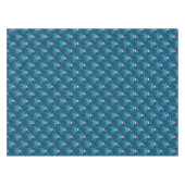 サンタタコブルークリスマステーブルクロス テーブルクロス (正面(横))