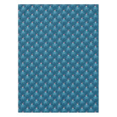 サンタタコブルークリスマステーブルクロス テーブルクロス (正面)