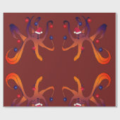 サンタタコ ラッピングペーパー (フラット)