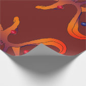 サンタタコ ラッピングペーパー (角)