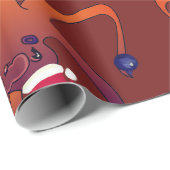 サンタタコ ラッピングペーパー (ロールコーナー)