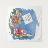 サンタタペストリー禁止 タペストリー (正面(横))