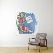 サンタタペストリー禁止 タペストリー (インサイチュ(横))