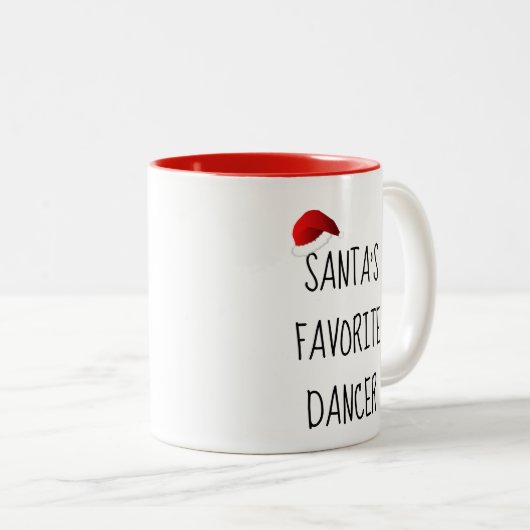 サンタダンお気に入りのサ |クリスマスダンス ツートーンマグカップ (正面右)