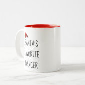 サンタダンお気に入りのサ |クリスマスダンス ツートーンマグカップ (正面左)