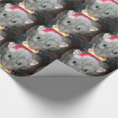 サンタダンボラートクリスマスギフトラップ ラッピングペーパー (角)