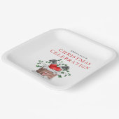 サンタチおもしろいムニークリスマスパーティー ペーパープレート (傾斜あり)