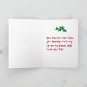 サンタチャンスドッグ シーズンカード (内部)