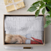 サンタチョーチョードッグフェスティバルクリスマスホリデー 薄葉紙 (ギフト)