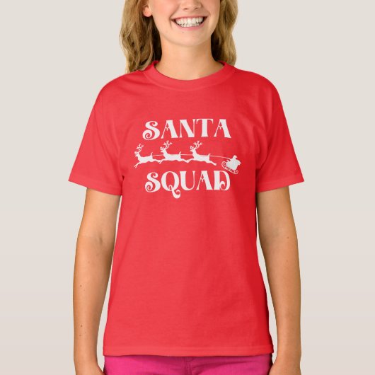 サンタチーム クリスマスTシャツ Tシャツ (正面)