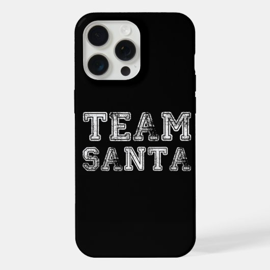 サンタチーム 楽しいクリスマス iPhoneケース (裏面)