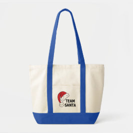 サンタチームTシャツ クリスマス トートバッグ