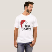 サンタチームTシャツ クリスマス Tシャツ (正面フル)