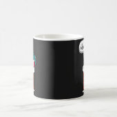 サンタッお洒落得プがおもしろいスタック コーヒーマグカップ (中央)