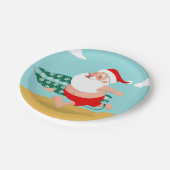 サンタットビーチ漫画 ペーパープレート (アングル)