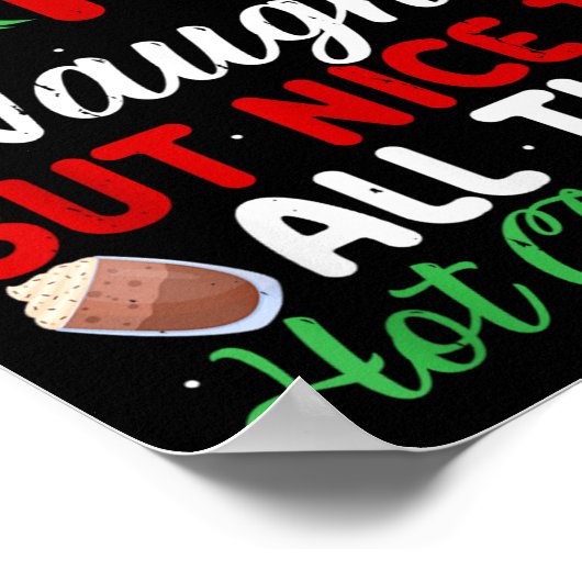 サンタッ親愛クいけなが、すべてのホットなショコラに優しい ポスター (角)