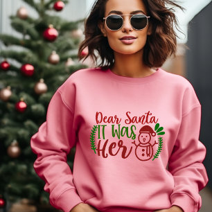 サンタッ親愛トは彼女のTシャツだった Tシャツ