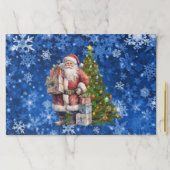 サンタツリークリスマス紙ランチョンマット25パーパッド ペーパーパッド (インサイチュ)