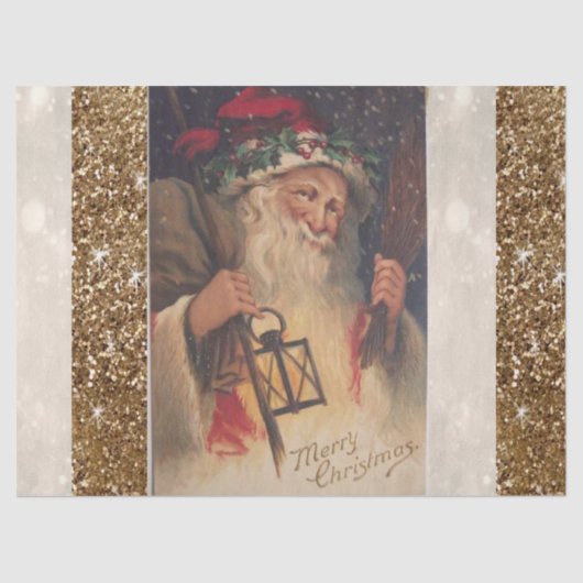 サンタティッシュペーパーヴィンテージ 薄葉紙 (正面)