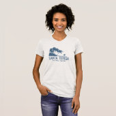 サンタテレサコスタリカサーフィンビーチ Tシャツ (正面フル)