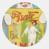 サンタデイトナイトクリスマス2021 ラウンドシール (正面)