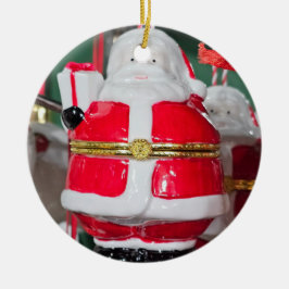 サンタデコレーションクリスマスツリーオーナメント セラミックオーナメント