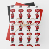 サンタデザイン ラッピングペーパーシート (インサイチュ)