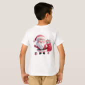 サンタデザインTシャツ Tシャツ (裏面フル)
