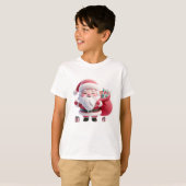 サンタデザインTシャツ Tシャツ (正面フル)